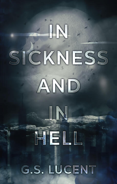 A picture of the book cover is shown, featuring a dreamlike cityscape in blue and grey hues.